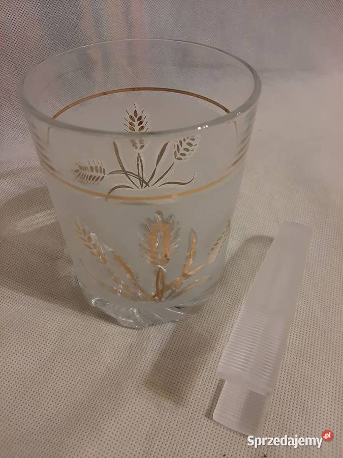 Śliczny szklany pojemnik do kostek lodu kujawsko-pomorskie Inowrocław