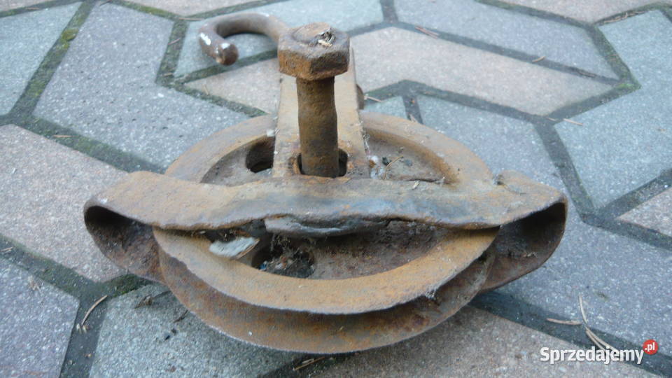 Zblocze hakowe bloczek krążek budowlany linowy Sokółka