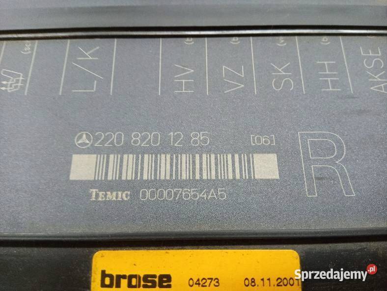 MODUŁ FOTELA PRAWEGO PASAŻERA MercedesBenz sprzedam