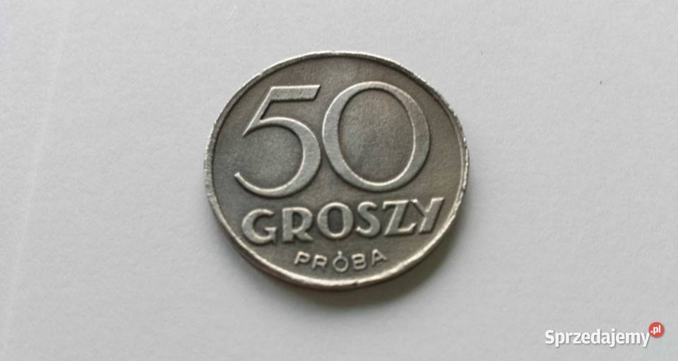 Moneta 50 groszy 1938 bez wieńca PRÓBA RZADKOŚĆ mazowieckie Radom