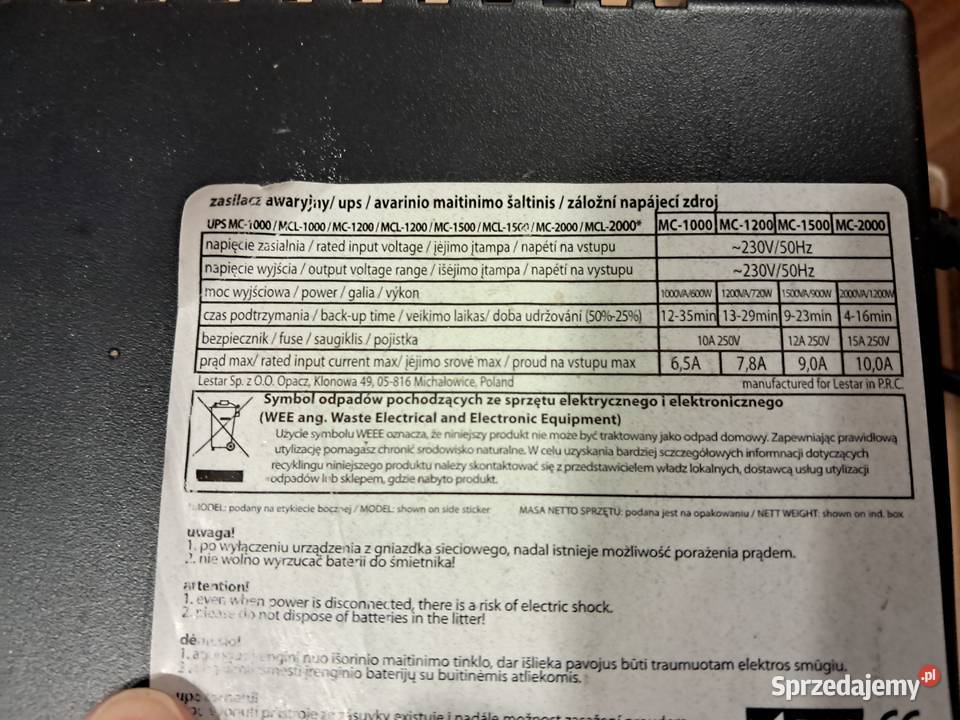 Syndyk sprzeda Maszynę do ściągania izolacji Wejherowo