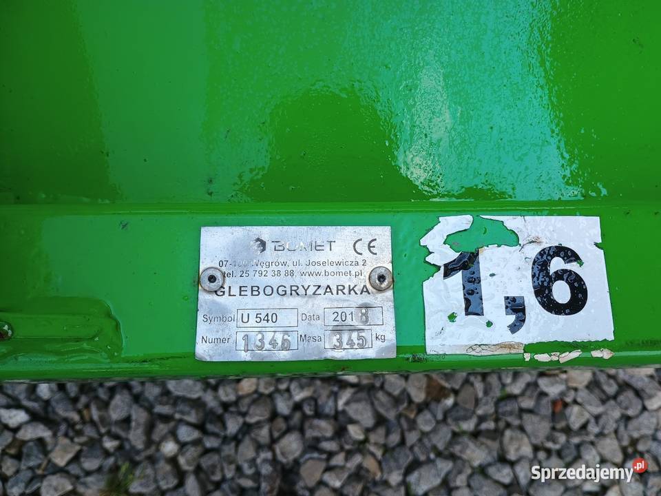 Glebogryzarka Bomet Virgo 16 Nowa mało używana lubelskie Wirkowice Pierwsze sprzedam