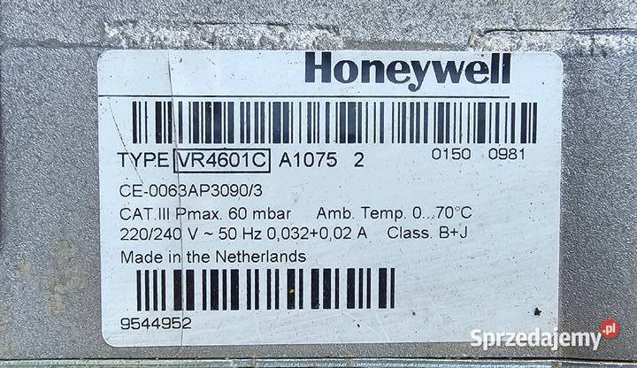 Zawór gazowy Honeywell VR4601C Nowy Tomyśl