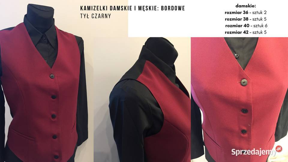KAMIZELKI KELNERSKIE Gastronomia Wrocław