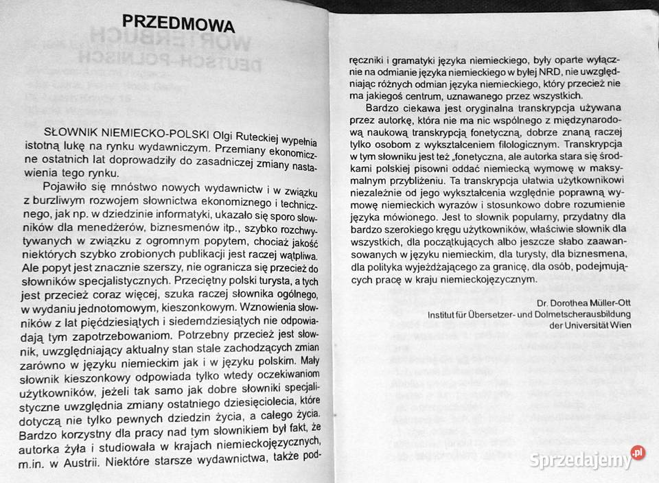 Słownik niemieckipolski polskoniemiecki Olga Chełm