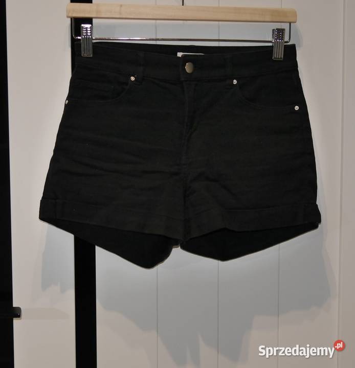 HM świetne spodenki wysoki stan 34 XS Spodnie Wrocław