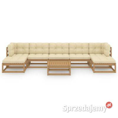 vidaXL 8cz zestaw wypoczynkowy do ogrodu z sprzedam