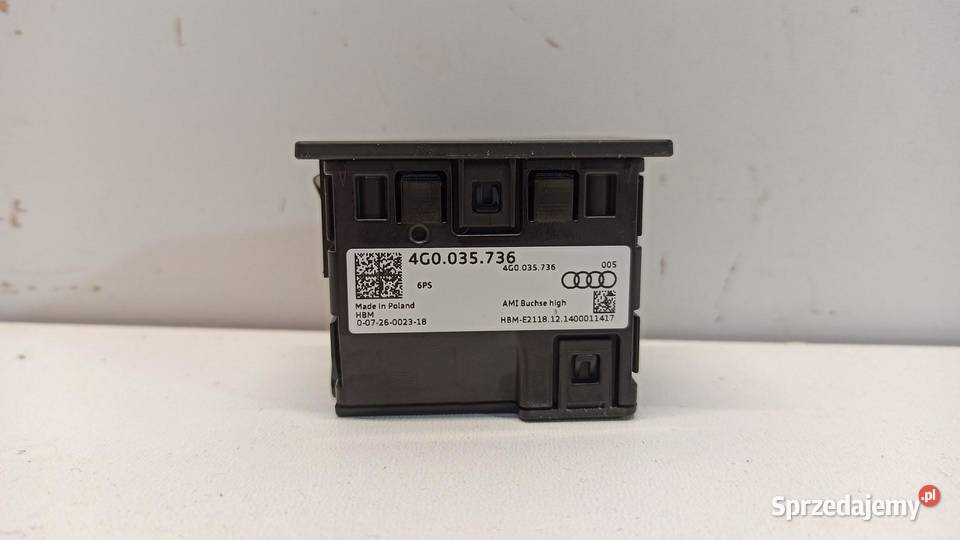 AUDI A6 C7 PORT GNIAZDO USB AUX 4G0035736