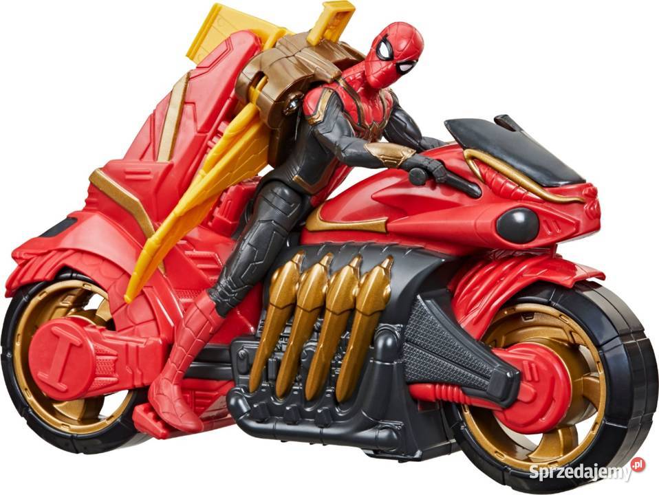 Figurka Spiderman Motocykl Jet Web Cycle Plecak Mogilany