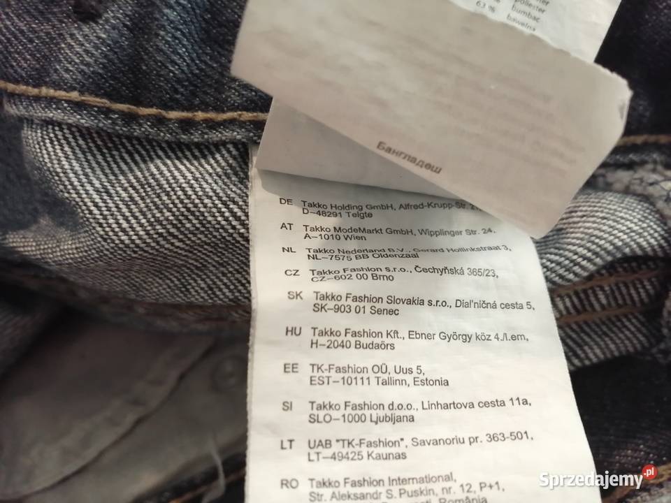 Spodnie dżinsy niebieskie 116 Takko Fashion Rozmiar 116 Spodnie Czeladź