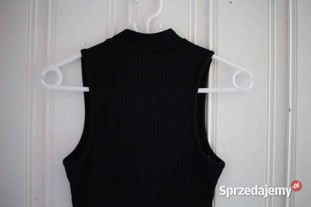 Czarna sukienka Hm zamek suwak sip ołówkowa Toruń