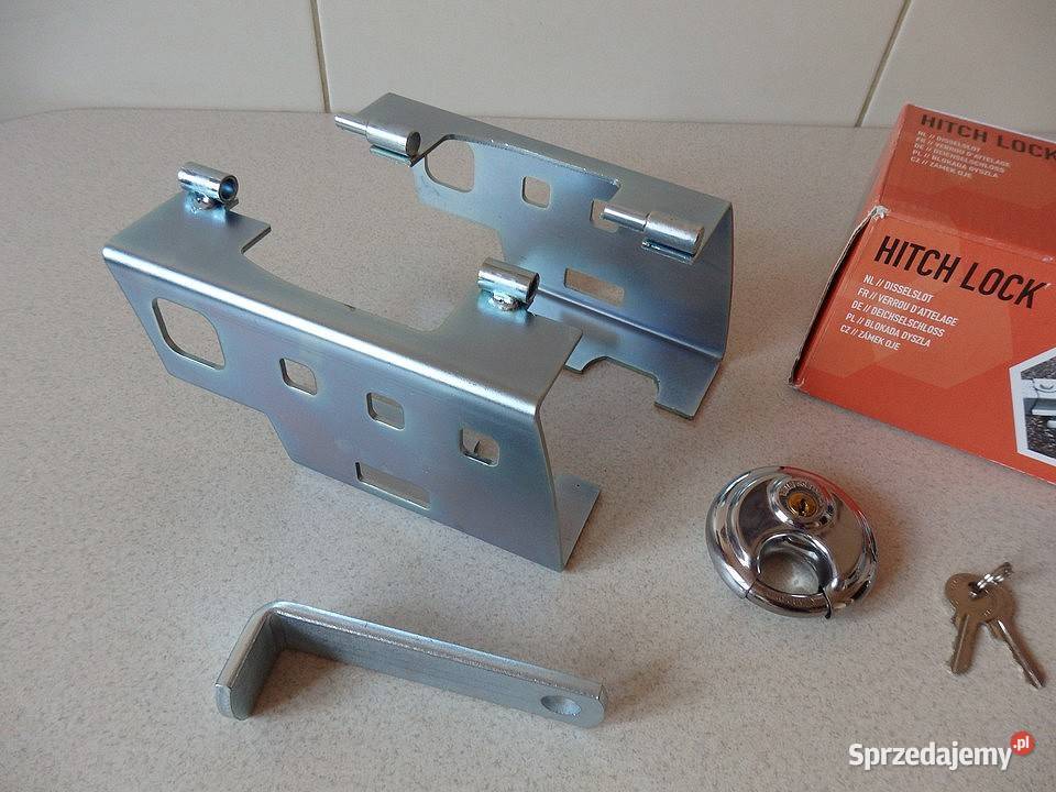 Zabezpieczenie blokada antykradzieżowa przyczepy
