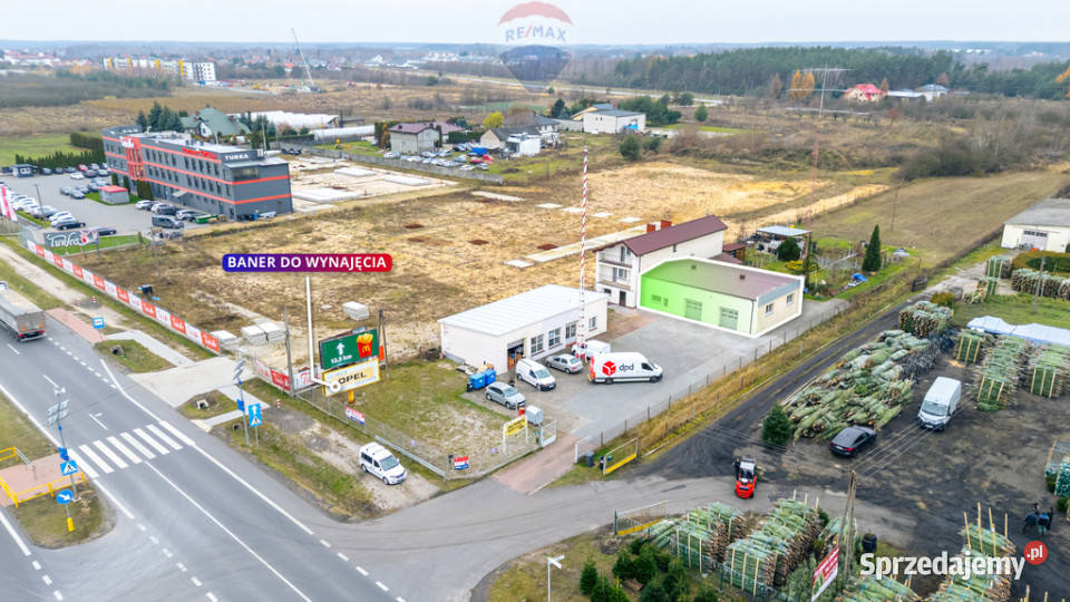 Lokal trasie E7 pod serwis usługi magazyn Tarczyn sprzedam