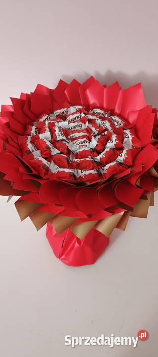 Bukiet jadalny bukiet ze słodyczy Kinder bueno Czekolady i czekoladki Piotrków Trybunalski