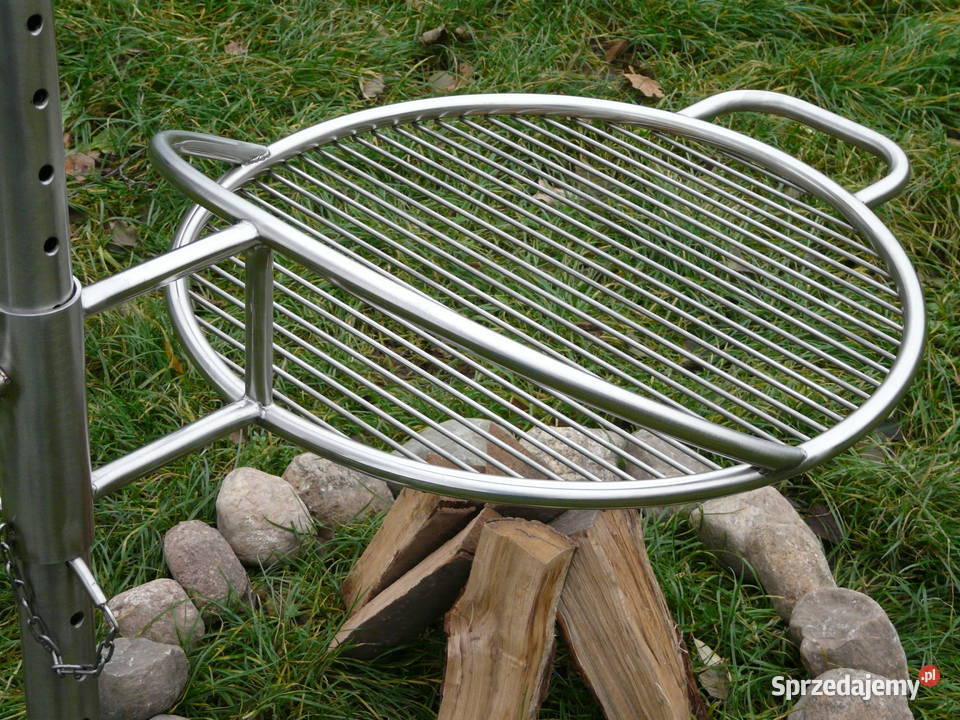 grill ruszt nierdzewny na stopie 600