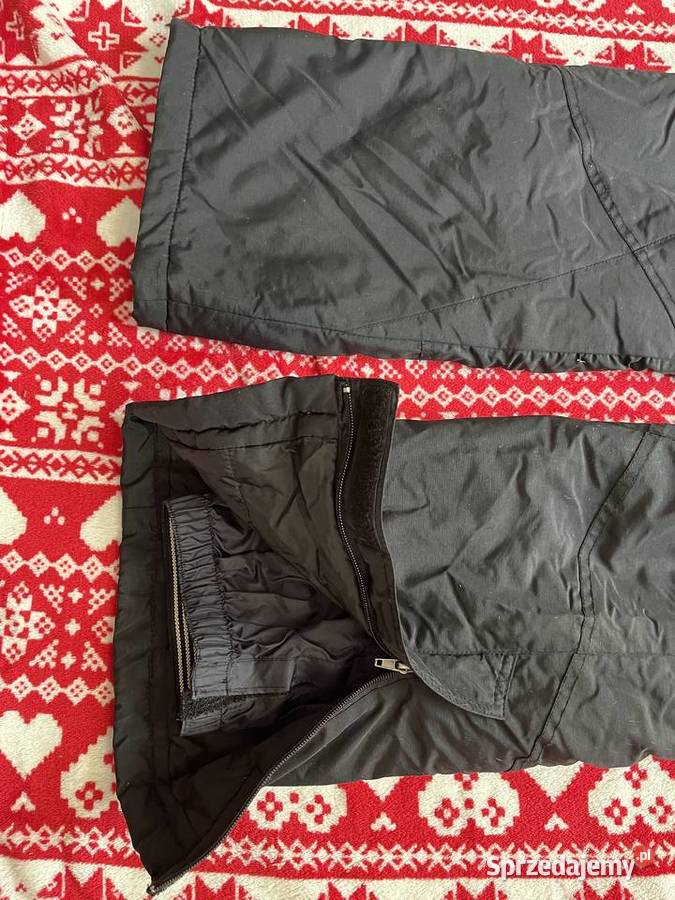 spodnie narciarskie czarne unisex 164