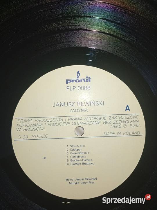 Janusz Rewiński Zadyma Płyty i kasety Płyty i kasety pomorskie Rumia