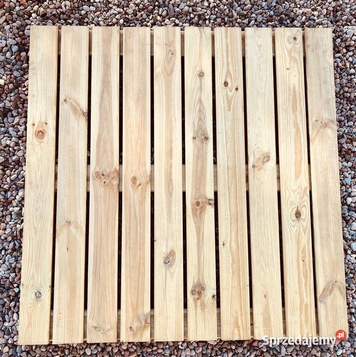 Podest Drewniany Tarasowy Mocny 100x100x4 Architektura ogrodowa Chojnice