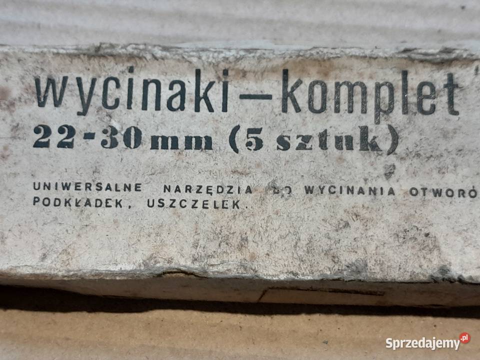 Stare wycinaki PRL komplet 2230 mm 5 sztuk retro Dąbrowa Górnicza