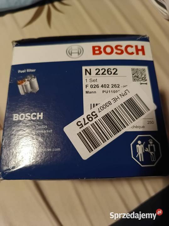 Wkład filtra paliwa Bosch N 2262 manualna