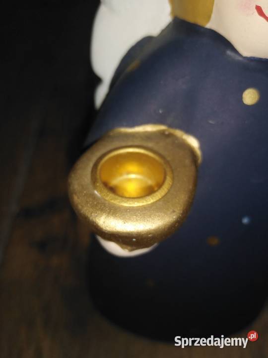 Świecznik anioł ceramiczny Nowa Karczma