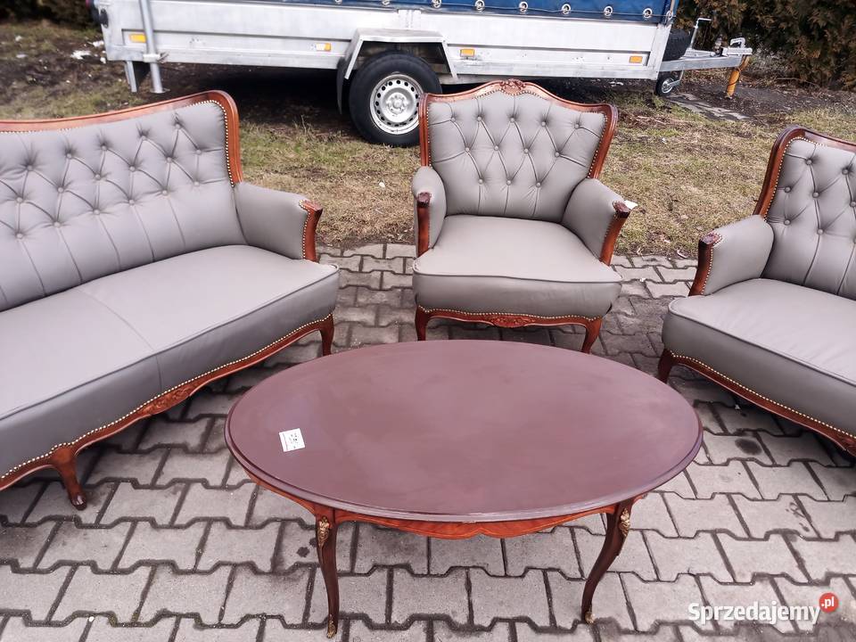 Komplet Wypoczynkowy 321 Dąb Jasny Brąz Kozy sprzedam