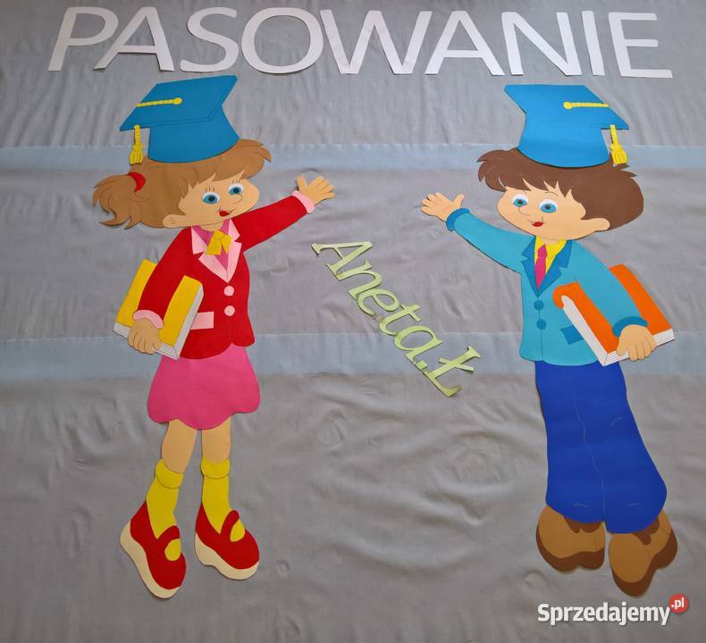 Dekoracje na Ślubowanie z brystolu 504102 444 Garwolin sprzedam