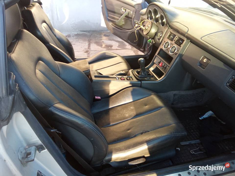 Mercedes slk r 170 wnętrze fotele boczki deska