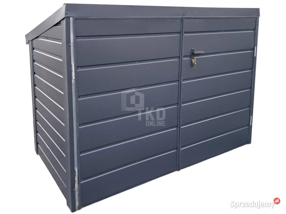 Box rowerowy schowek MotoBox 19x11m antracyt