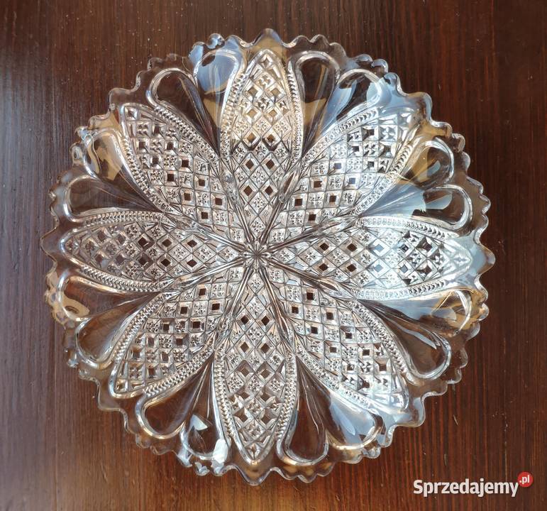 George Davidson przezroczysta miseczka 1903r Antyki, Sztuka, Kolekcje