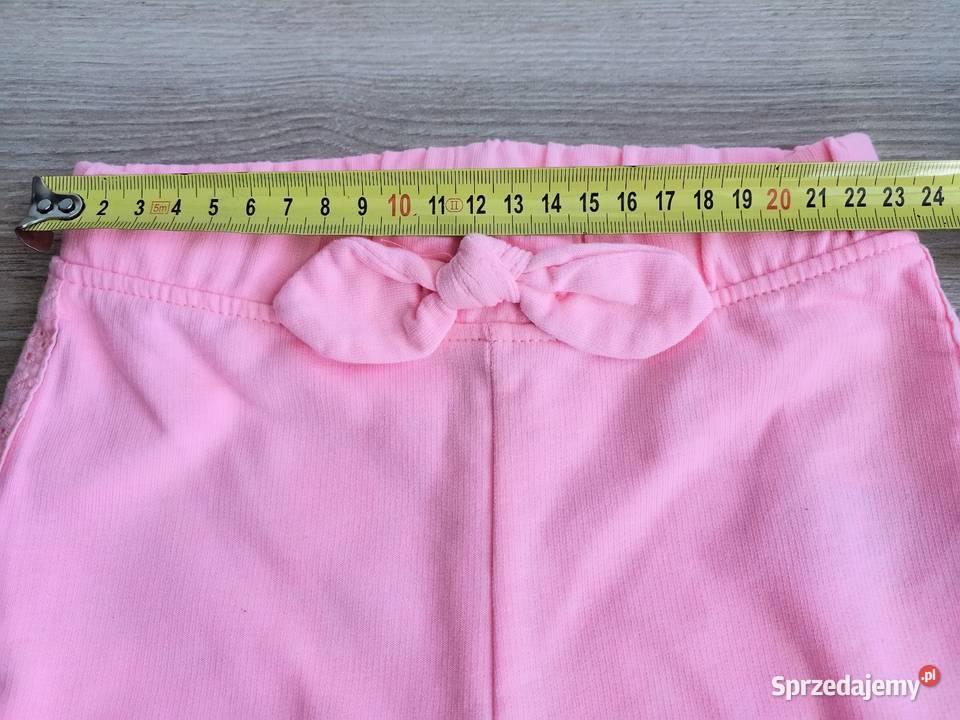 Spodnie dziewczęce różowe 92 różowy Płock
