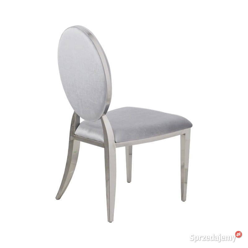 Krzesło Ludwik Silver stylowe krzesła glamour Warszawa sprzedam