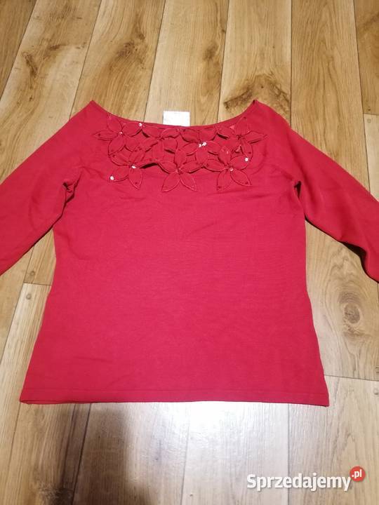 Bluzka z haftem kwiatów Odzież damska Gdańsk