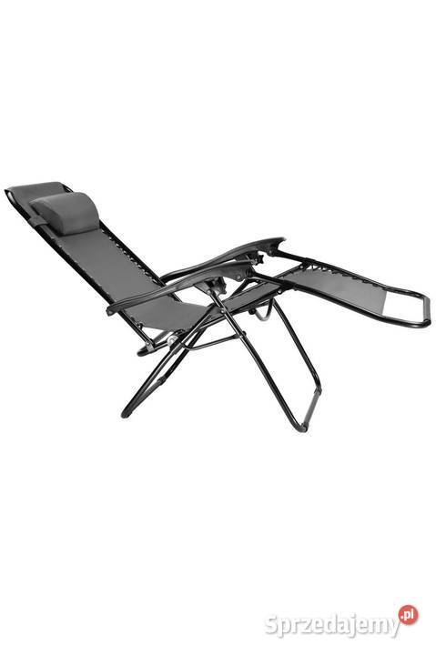 Leżak ogrodowy plażowy fotel składany z wielkopolskie Poznań sprzedam