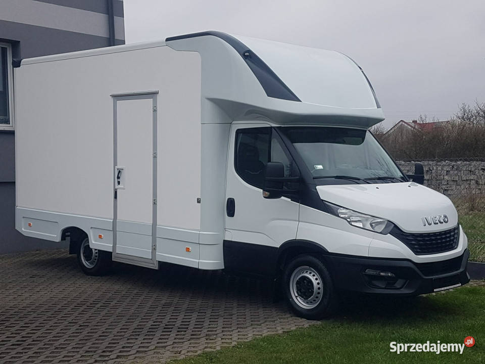 Iveco Daily KONTENER NISKOPODŁOGOWY 443x223x242 nieuszkodzony Poręba sprzedam