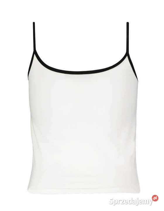 czarny biały top Tally Weijl xxs 32 bawełna Topy i koszulki Odzież damska Toruń