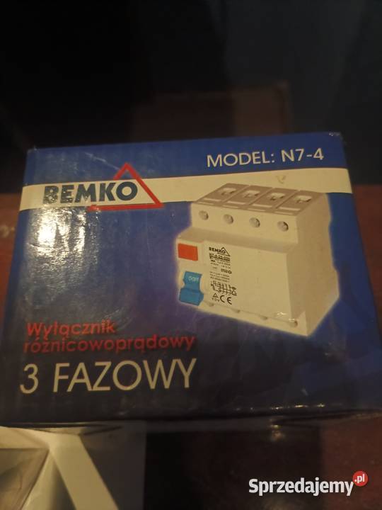 Wyłącznik różnicowoprądowy 3fazowy BEMKO N74 dolnośląskie