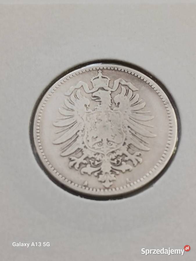 1 Marka Prusy 1875 r 7 mennica A Konin