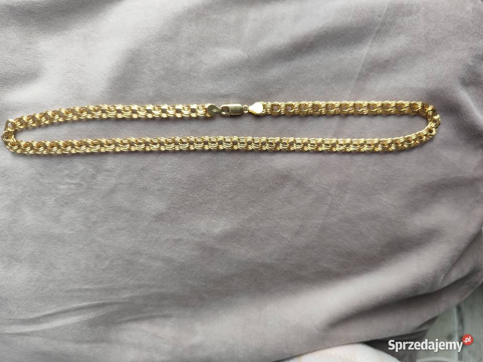 Piekny złoty łańcuszek splot Galibardi Skarżysko-Kamienna
