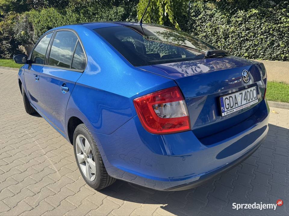 Piękna Skoda rapid 2015 12Tsi 4el szyby Aux Gdańsk
