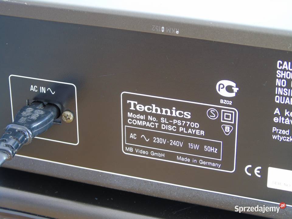 CD Technics SL770D sprawny i ładny DOSTAWA podkarpackie