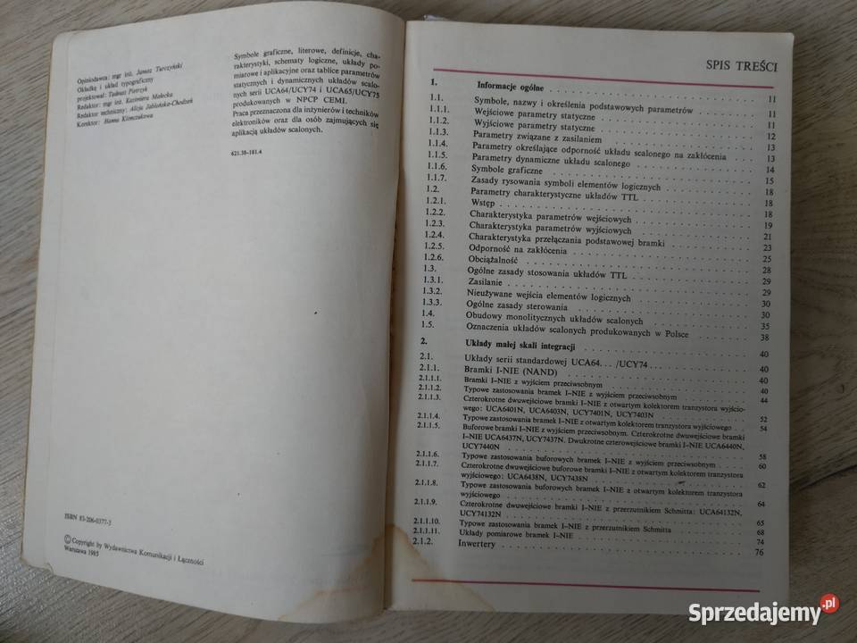 Układy szalone UCA64UCY74 Parametry i pomorskie Gdańsk