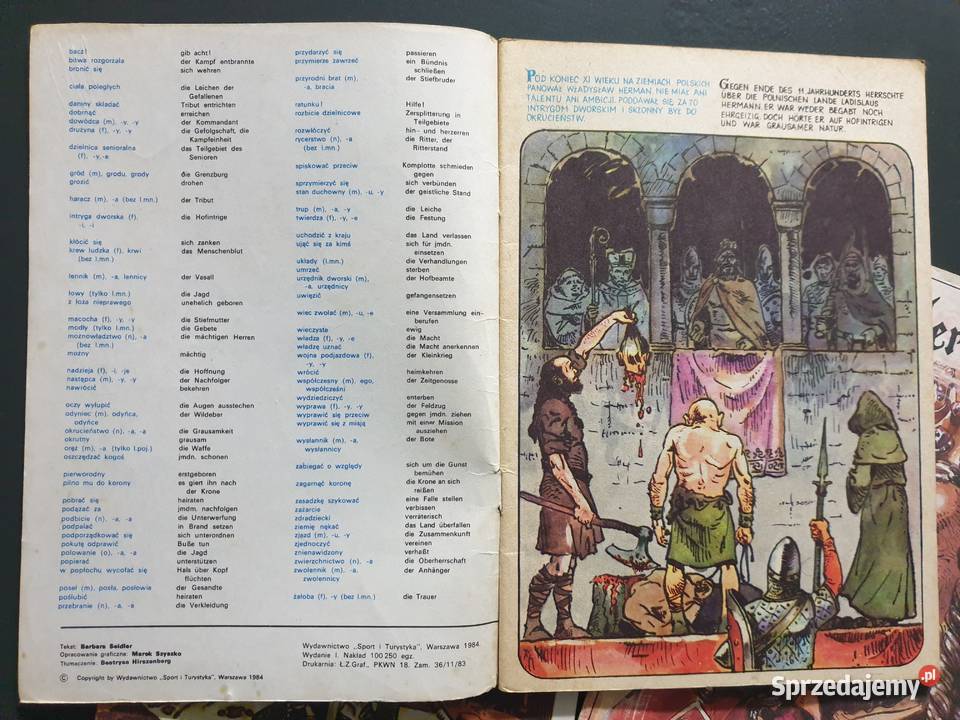 Początki Państwa Polskiego 3 dwujęzyczne komiksy pomorskie Gdynia