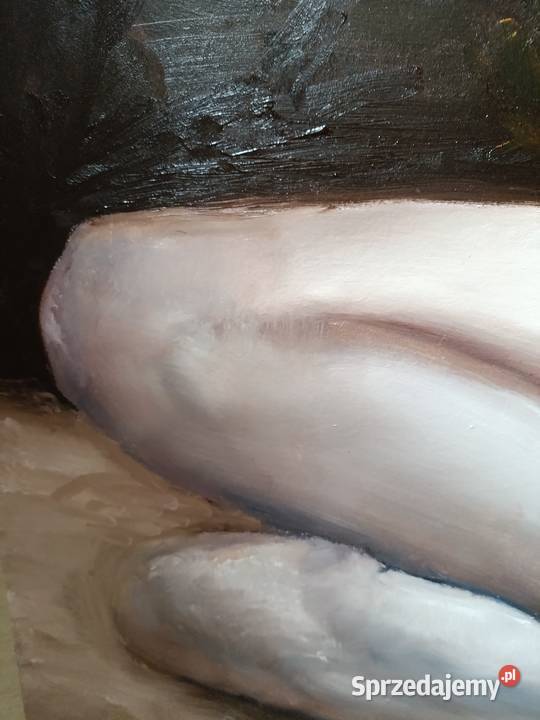 XXL duży obraz olejny Marek Grzegorz Whisper of Poznań