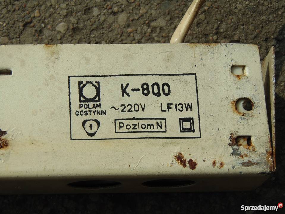 Lampa oprawa świetlówkowa Polam K800 13W sprzedam