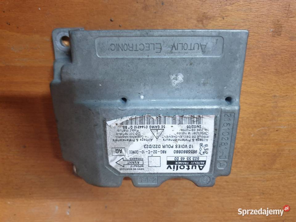 Sensor Airbag moduł 407 świętokrzyskie Sandomierz