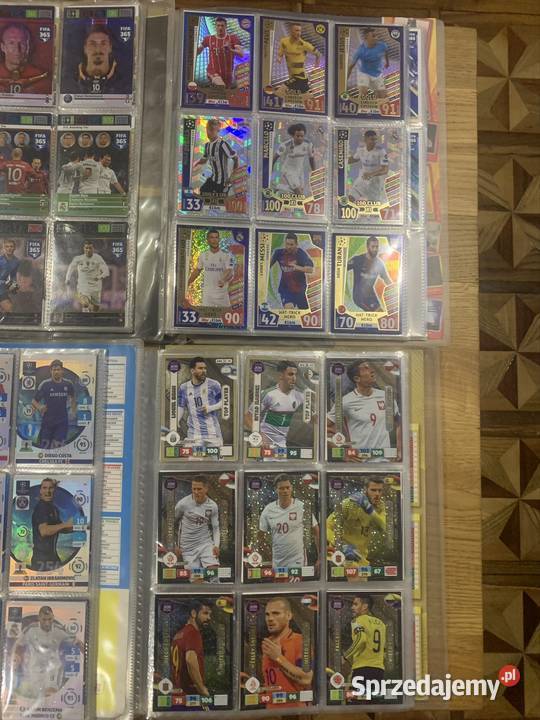 Karty piłkarskie z różnych edycji Chełm Śląski