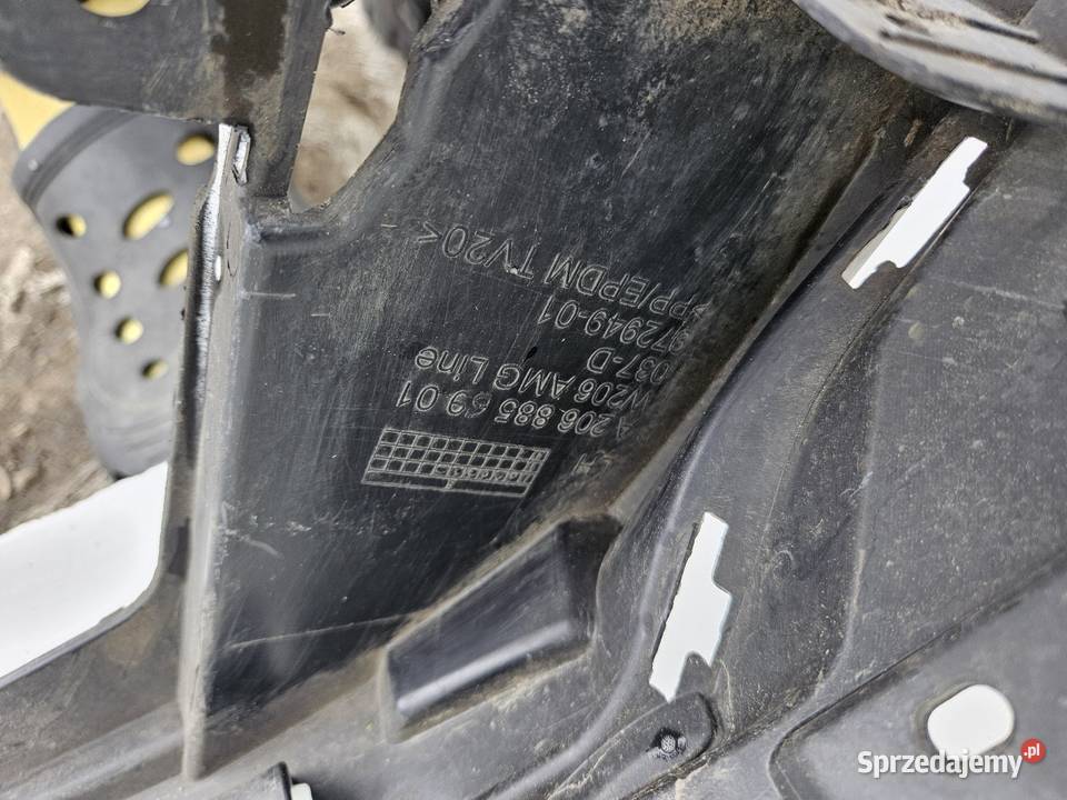 MERCEDES CKLASA W206 AMG ŚLIZG LEWY ZDERZAKA osobowe Międzychód sprzedam