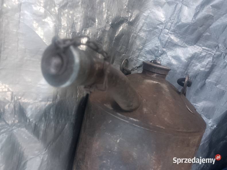 Stara bańka kanister Milejewo