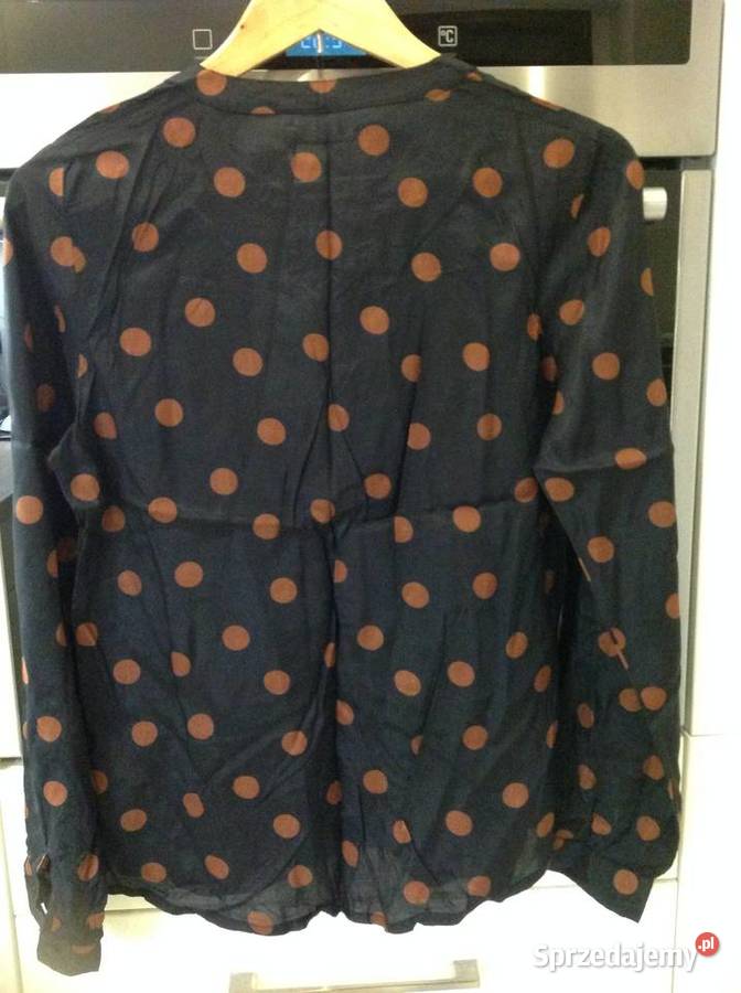 Koszula Damska KAFEE Czarna w Grochy XS NOWA Nowa Sól